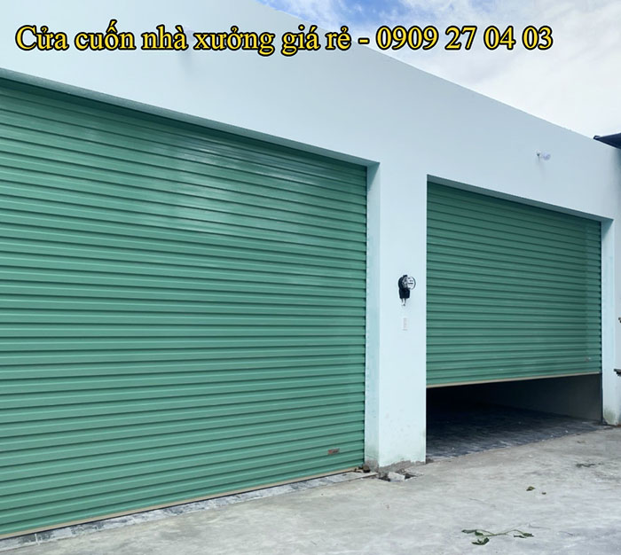 cửa cuốn nhà xưởng giá rẻ