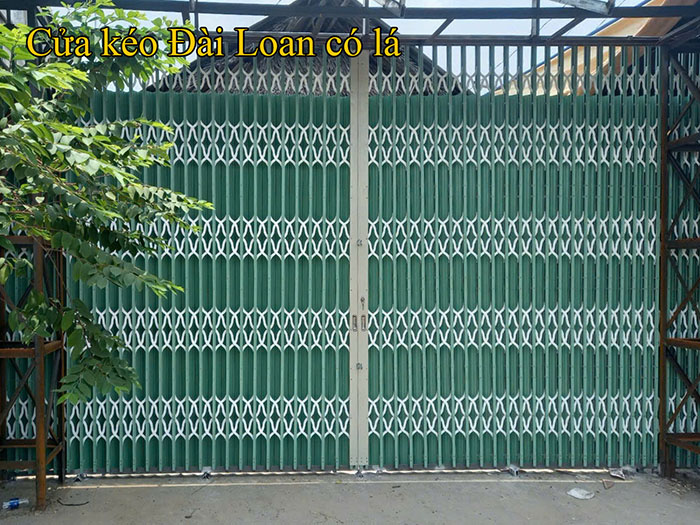 Cửa kéo Đài Loan có lá