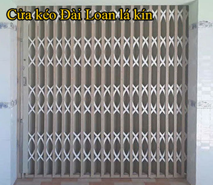 Cửa kéo Đài Loan lá kín