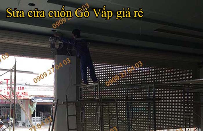 Sửa cửa cuồn Gò Vấp giá rẻ