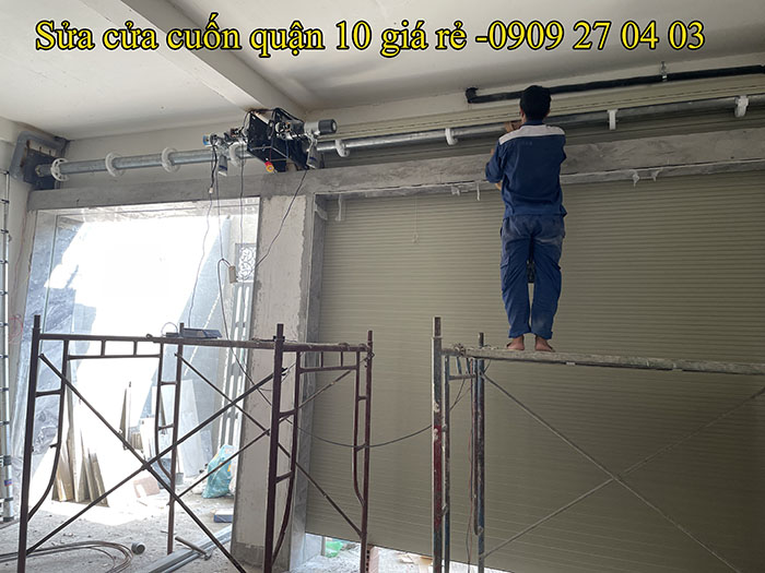 sửa cửa cuốn quận 10 giá rẻ